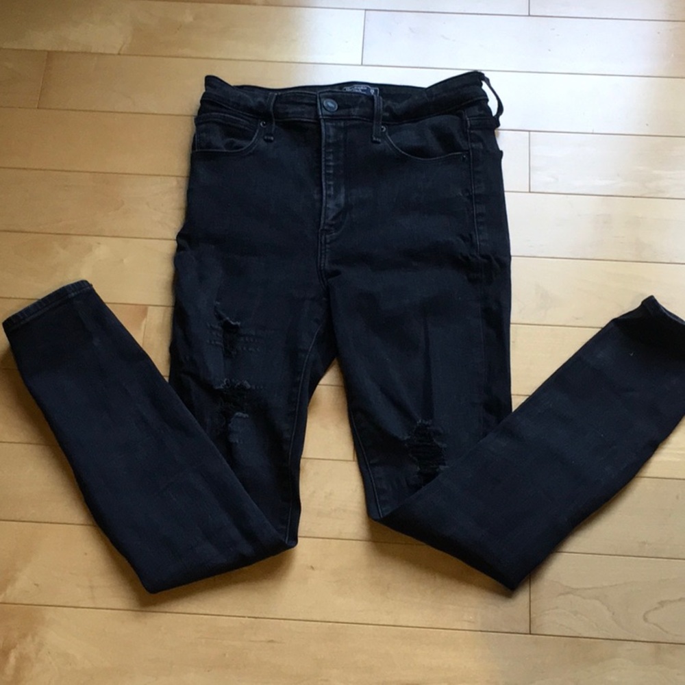 Abercrombie High rise super skinny jeggings